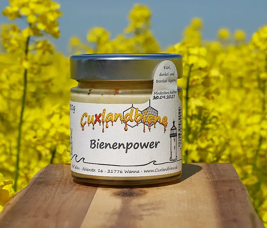 Bienenpower in Honig - Rapsfeld