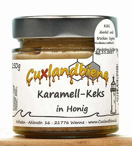 Karamell-Keks in Honig 1