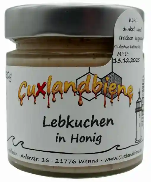 Lebkuchen mit Etikett