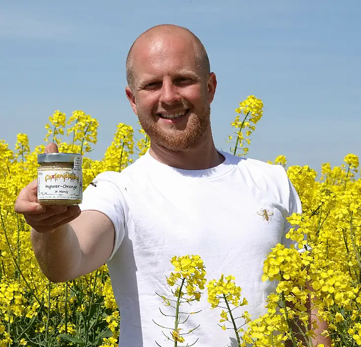 Ingwer-Orange in Honig -  Alex im Raps