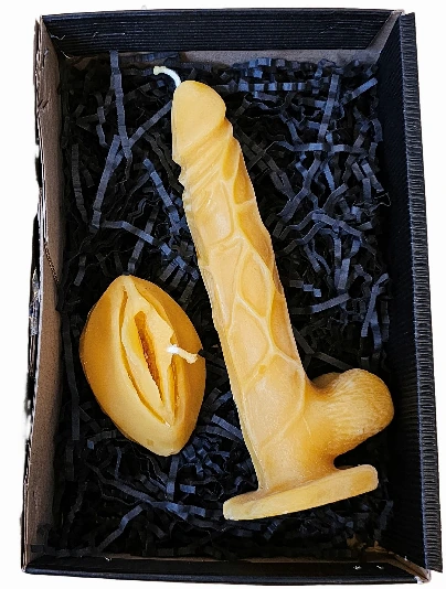 Geschenkverpackung Kerzen