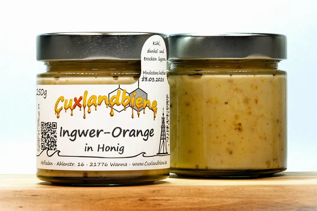 Ingwer-Orange in Honig 2