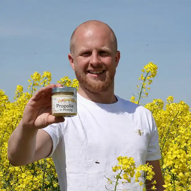 Propolis in Honig -  Alex im Raps
