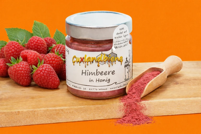 Himbeere in Honig 4