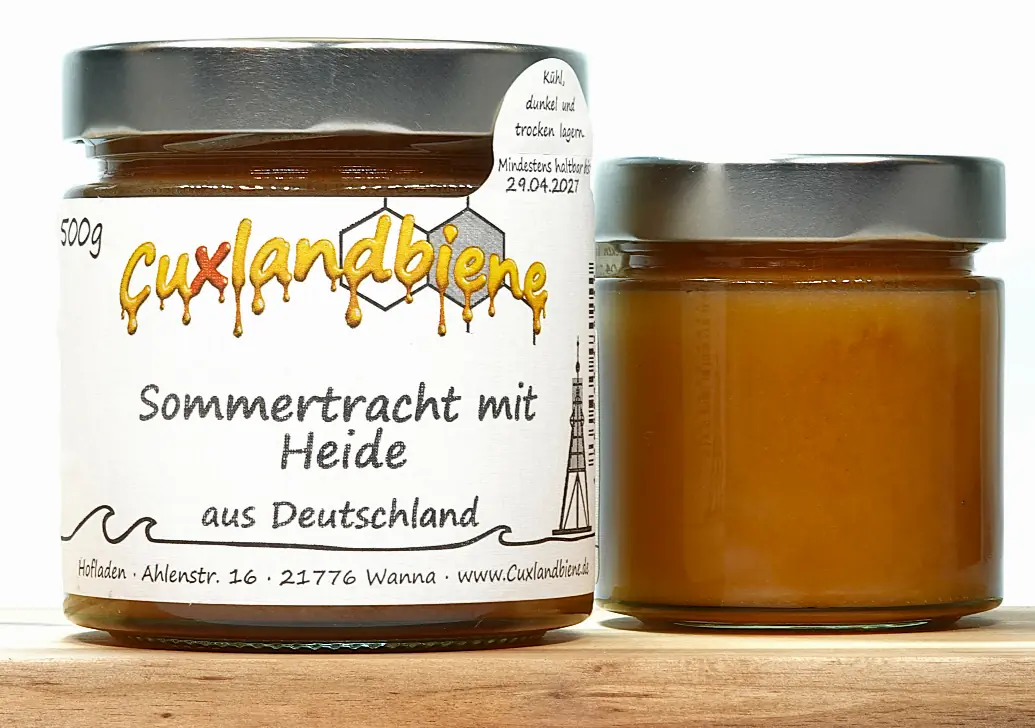 Sommertracht mit Heidehonig 500g und 250g