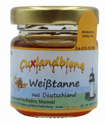 Weißtannenhonig 50g mit Etikett