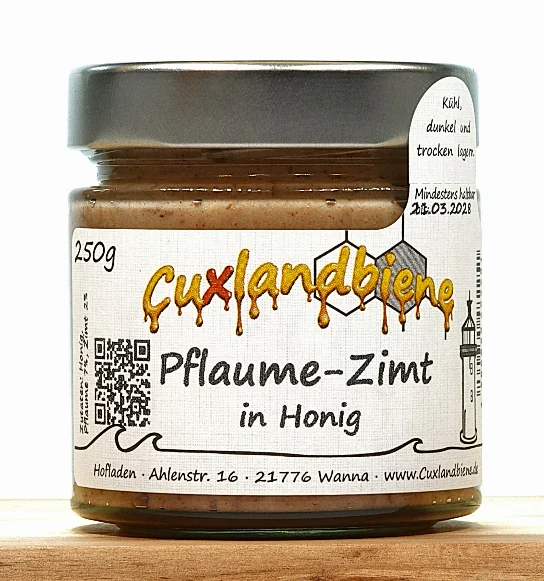 Pflaume-Zimt in Honig 1