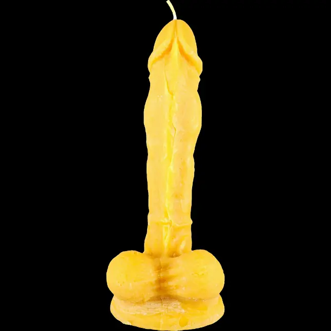Bernhard 2 - Gelb - Santa Pauli - Bienenwachskerze