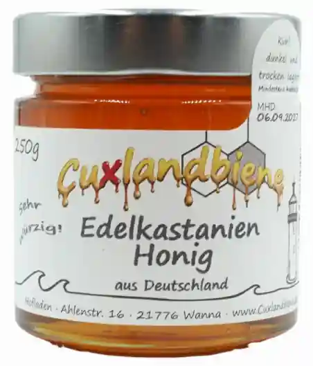 Deutscher Edelkastanienhonig cuxlandbiene