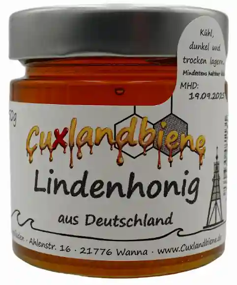 Lindenhonig 250g mit Etikett flüssig