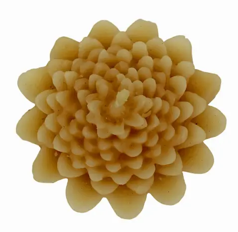 Bienenwachskerze-Seerose-1