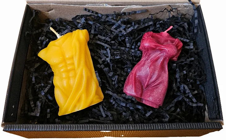 Geschenkverpackung Kerzen 2