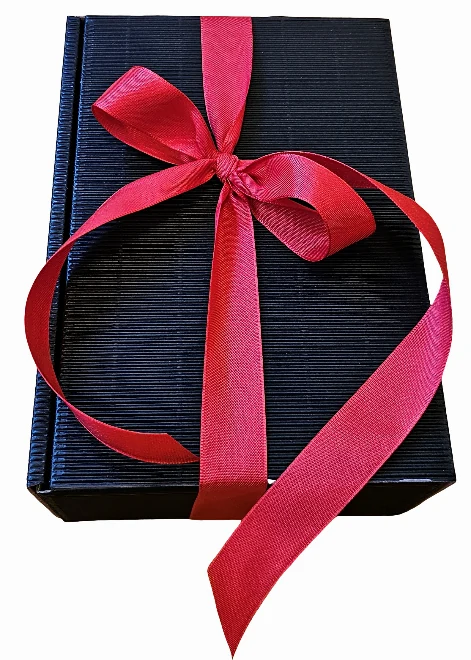 Geschenkverpackung Schleife Rot